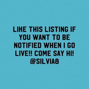 Like This To Be Notified When I Go Live!